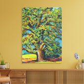 孤独な木 キャンバスプリント (インサイチュ (リビング))