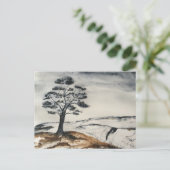 孤独な木 ポストカード (スタンド正面)