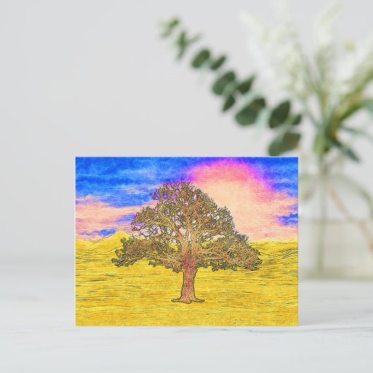 孤独な木 ポストカード (スタンド正面)