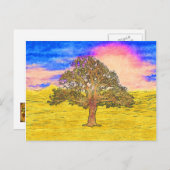 孤独な木 ポストカード (正面/裏面)