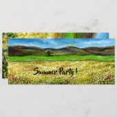 孤独な木 ,黄色い野原のサマー パーティー プログラム (正面/裏面)