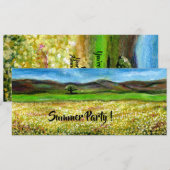 孤独な木 ,黄色い野原 サマー パーティー プログラム (正面/裏面)