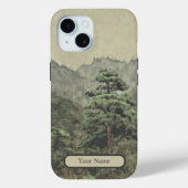 孤独な松の水彩風景 Case-Mate iPhoneケース (裏面)