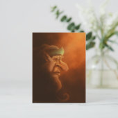 孤独な格言ファンタジーアートハガキ ポストカード (スタンド正面)