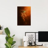 孤独な格言ポスター ポスター (ホームオフィス)