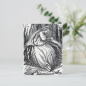 孤独な森のプリンセスとカエル ポストカード (スタンド正面)