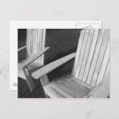 孤独な椅子 ポストカード (正面/裏面)