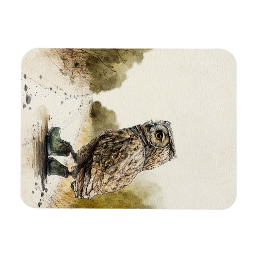 孤独な歩く磁石 マグネット (横)