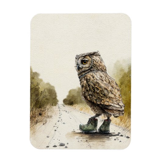 孤独な歩く磁石 マグネット (縦)