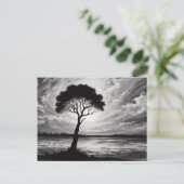 孤独な歩哨の自然の持久力の証 ポストカード (スタンド正面)