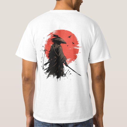 孤独な浪人 Tシャツ (裏面)