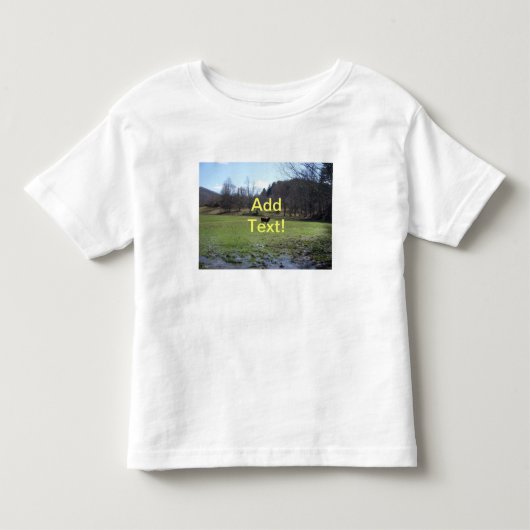 孤独な牛 トドラーTシャツ (正面)