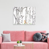 孤独な狐 キャンバスプリント (インサイチュ (リビング))