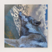 孤独な狼の自由 ジグソーパズル (横)