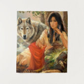 孤独な狼 タペストリー (正面)