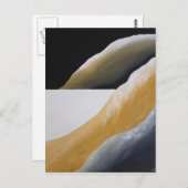 孤独な砂漠の床はがき ポストカード (正面/裏面)