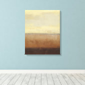 孤独な砂漠の風景バイノーマンワイアット キャンバスプリント (インサイチュ (ウッドフロア))