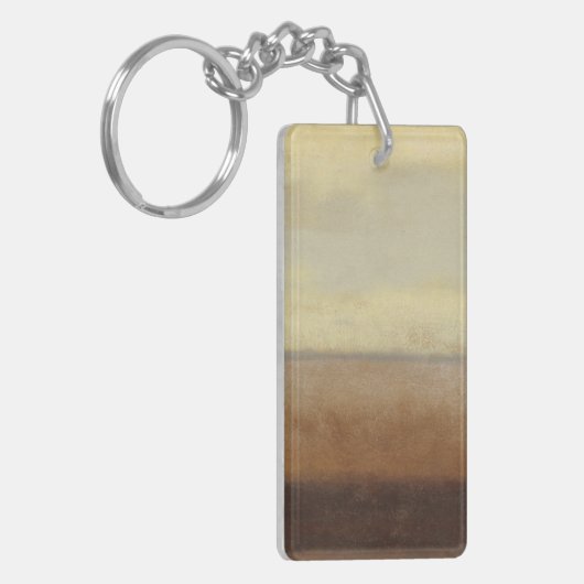 孤独な砂漠の風景バイノーマンワイアット キーホルダー (正面左)