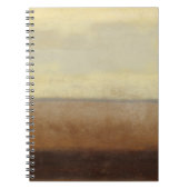 孤独な砂漠の風景バイノーマンワイアット ノートブック (正面)