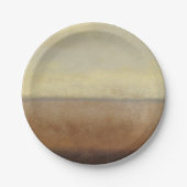 孤独な砂漠の風景バイノーマンワイアット ペーパープレート (正面)