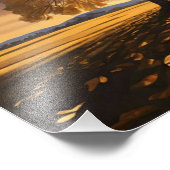 孤独な秋の木：静けさのTouch フォトプリント (角)