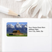 孤独な納屋アットグランドテトンズ ラベル (インサイチュ)