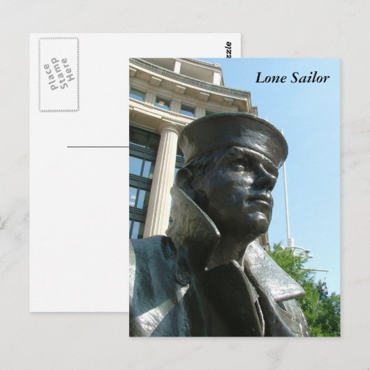 孤独な船員 ポストカード (正面/裏面)