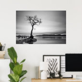 孤独な裸樹 ポスター (ホームオフィス)