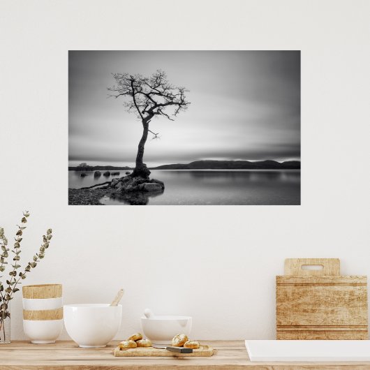 孤独な裸樹 ポスター (キッチン)