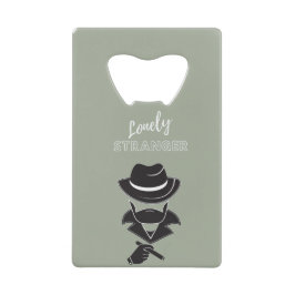 孤独な見知らぬ人 クレジットカード栓抜き