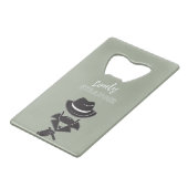 孤独な見知らぬ人 クレジットカード栓抜き (正面アングル)