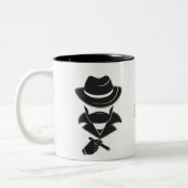 孤独な見知らぬ人 ツートーンマグカップ (左)