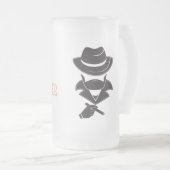 孤独な見知らぬ人 フロストグラスビールジョッキ (正面右)