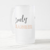 孤独な見知らぬ人 フロストグラスビールジョッキ (正面左)