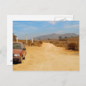 孤独な道路はがき ポストカード (正面/裏面)