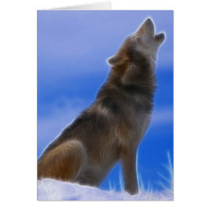 孤独な遠ぼえの絶滅寸前のオオカミ