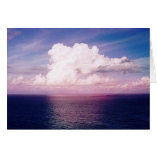 孤独な雲のカード (正面横)