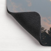 孤独な雲の後ろの夏の日没 マウスパッド (コーナー)