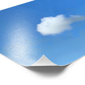 孤独な雲 フォトプリント            (角)