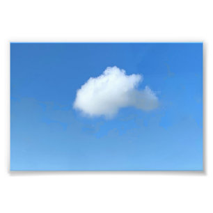 孤独な雲 フォトプリント           