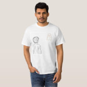 孤独な魂と別の魂 Tシャツ (正面フル)