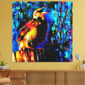 孤独な鳥2 キャンバスプリント (インサイチュ (リビング))