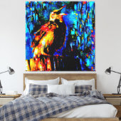 孤独な鳥2 キャンバスプリント (インサイチュ (寝室))