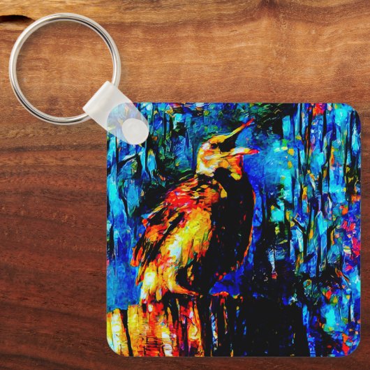 孤独な鳥2 キーホルダー (正面)