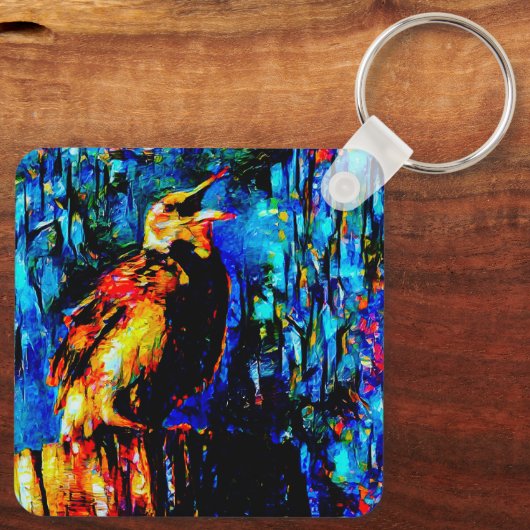 孤独な鳥2 キーホルダー (裏面)