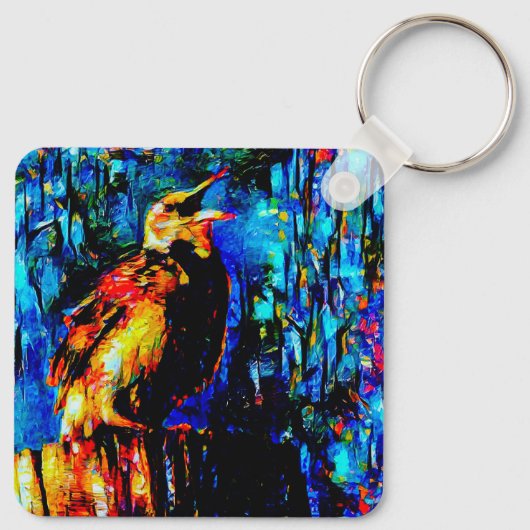 孤独な鳥2 キーホルダー (裏面)