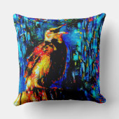 孤独な鳥2 クッション (裏面)