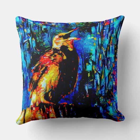 孤独な鳥2 クッション (裏面)