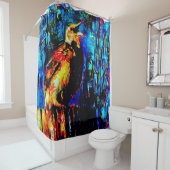 孤独な鳥2 シャワーカーテン (インサイチュ)