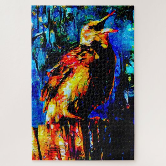 孤独な鳥2 ジグソーパズル (縦)